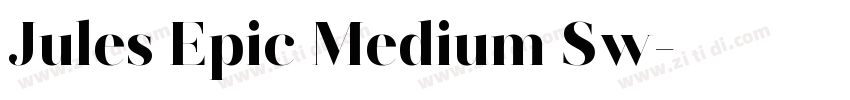Jules Epic Medium Sw字体转换